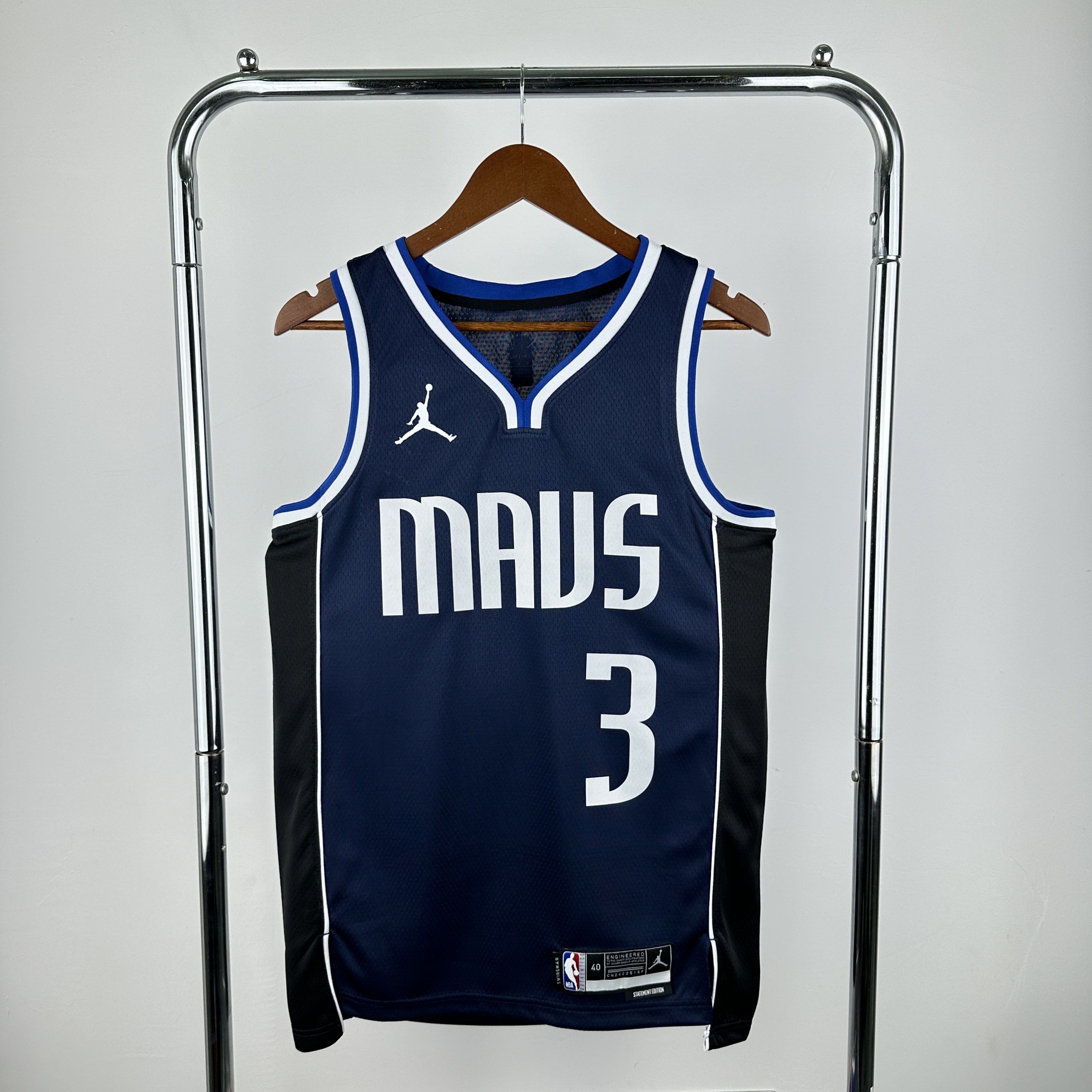Men Dallas Mavericks #3 Davis Drak Blue Jordan style 2025 NBA Jersey->houston rockets->NBA Jersey